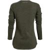 imageVortex Womens Active Casual Fall Cozy Knit Baselayer Thumbholes Front Country Thermal PulloverOlive