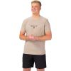imageVortex Golf Mens Short Sleeve TShirtsKhaki Heather