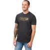 imageVortex Mens Shield Short Sleeve TShirtsMossy Oak Bottomland Camo Charcoal Heather