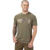 imageVortex Mens Shock Gobble Short Sleeve TShirtsMilitary Heather