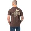 imageVortex Mens Spur Wrangler Short Sleeve TShirtsBrown Heather