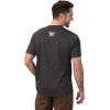 imageVortex Mens Turkey Core Logo Short Sleeve TShirtsCharcoal Heather