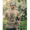 imageVortex Mens Wild Reveal Short Sleeve TShirtsCoyote Heather