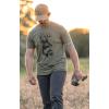 imageVortex Mens Wild Reveal Short Sleeve TShirtsMilitary Heather