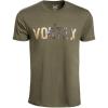 imageVortex Mens Shock Gobble Short Sleeve TShirtsMilitary Heather