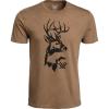 imageVortex Mens Wild Reveal Short Sleeve TShirtsCoyote Heather