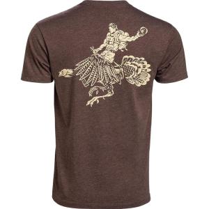imageVortex Mens Spur Wrangler Short Sleeve TShirtsBrown Heather