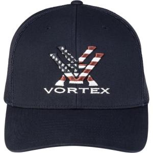 imageVortex Stars amp Stripes Mesh Snapback CapNavy