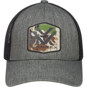 imageVortex Summit Camo Patch Mesh Snapback CapsBlack Heather