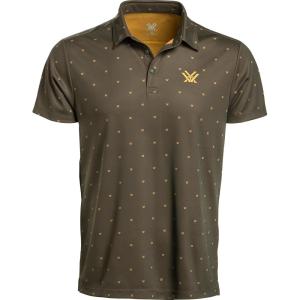 imageVortex Axis Ridge Mens Golf Polos  Moisture Wicking Stretch FabricBeluga
