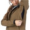imageVortex Womens Cloud Shaker Waterproof SeamSealed Breathable Packable Rain Jacket with Adjustable Hood and HemMilitary Olive