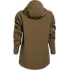 imageVortex Womens Cloud Shaker Waterproof SeamSealed Breathable Packable Rain Jacket with Adjustable Hood and HemMilitary Olive