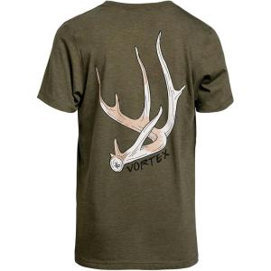 imageVortex Youth Shed Seeker Short Sleeve TShirtsOlive Heather