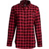 image:imageVortex Womens Timber Rush Flannel MoistureWicking HighPerformance Cotton Long Sleeve ShirtRed Buffalo